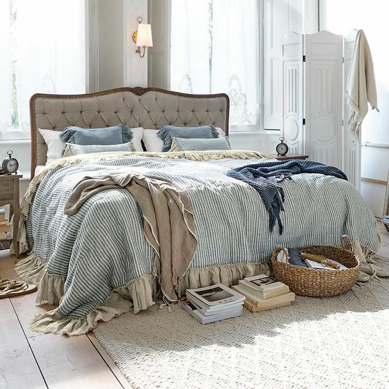 chambre style campagne chic Loberon